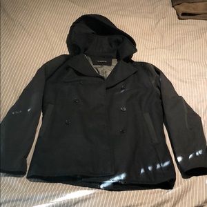 John Varvatos - Double-Breasted coat with hood